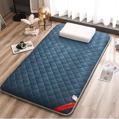 Futonmatras Japans opvouwbaar 0,9 x 2m - Katoen comfortabel voor vloer en camping