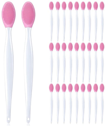 Allecto - Siliconen Exfoliërende Lip Borstel - Dubbelzijdig - Zachte