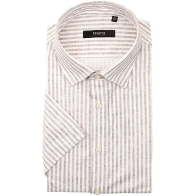 Desoto Luxury Overhemd Luxury Kent Stripes Taupe / male