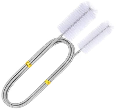 Dailygoods- Reinigingsborstel 150 cm - Flexibele Uiteinden - Aquarium Slangen - Filter Buisborstel - Veilig voor Vissen - Kwalitatief Hoogwaardig - Aquariumborstel