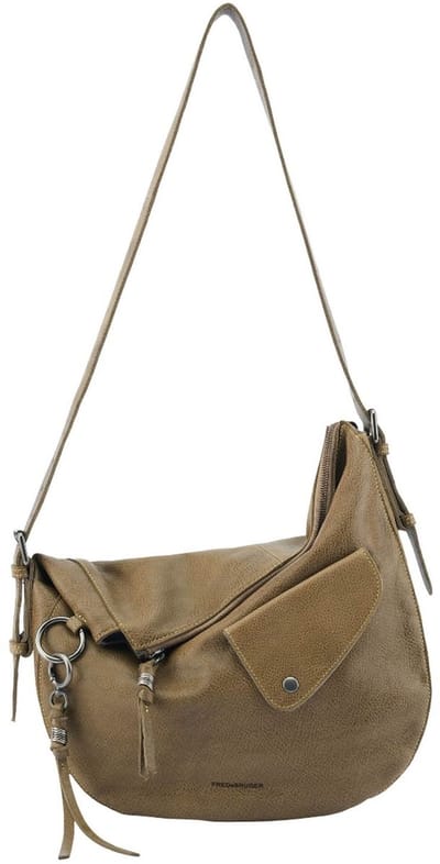 FREDsBRUDER Leren schoudertas My Forever Friend Shoulder Bag Muddy Khaki kaki