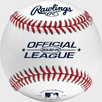 Rawlings - MLB - Honkbal - ROLB2-PC - Honkbal - Jeugd - Official Size - Pro Comp - U12 - 9 inch