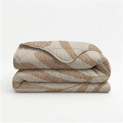 Dekbed-Discounter - Fresh and Co Dekbed Zonder Overtrek 200 x 200 cm - Verkoelend - Wasbaar dekbed - Zonder Hoes - Inclusief kussensloop - Beige, Bruin