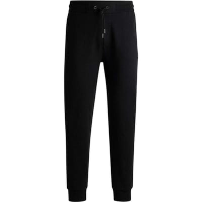 Hugo Boss Heren Joggingbroek met manchet (Zwart)