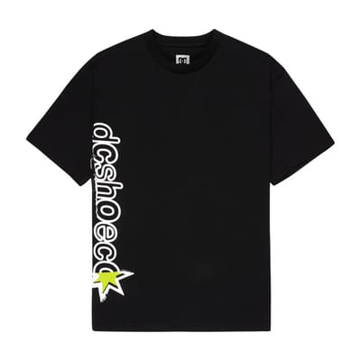 Dc Shoes Shock Side T-shirt Met Korte Mouwen Zwart 2XL Man