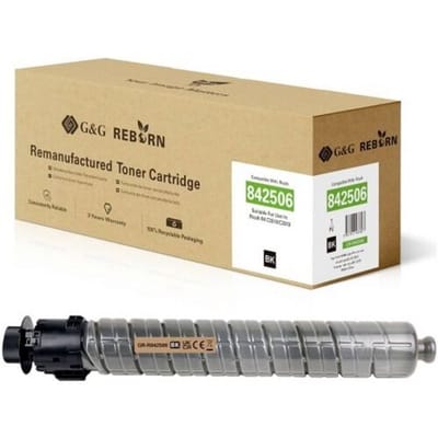 G&G Toner vervangt Ricoh 842506 Compatibel Zwart 40000 bladzijden GR-R842506