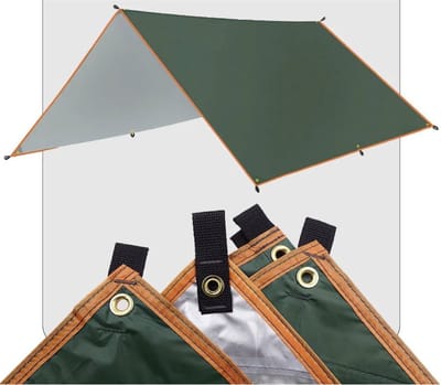Outdoor tent - Luifel - Zonnescherm - Camping - Zonneluifel - Partytent - 4m x 3m - Groen