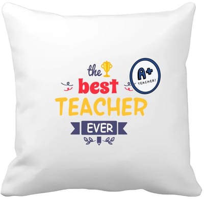 Akyol - docent cadeau - Kussen hoes - Docent - meester en juffen cadeau - de beste leraar/lerares - afscheidscadeau - collega cadeau - verjaardagscadeau - verjaardag - cadeau - geschenk - leuke cadeau - kado - gift - 40 bij 40 cm