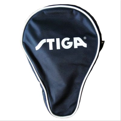 Tafeltennisbatje Hoes - Batje Tas - Bescherming Batje - Ruimte voor Ballen - 30 x 22 x 2 cm - Blauw