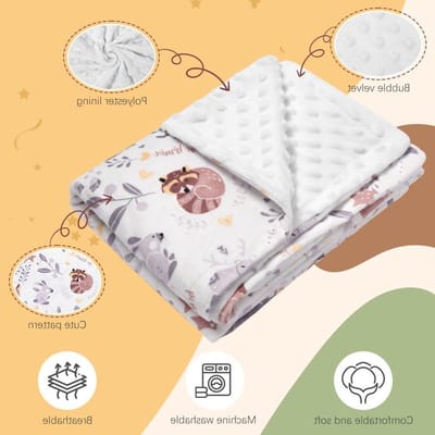 Zachte Babydeken van 100 x 75 cm, Perfect voor Pasgeborenen, Crawler, en Babybedje, Ideaal als Cadeau voor Jongens en Meisjes