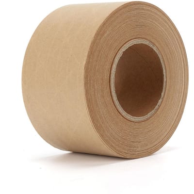Kraftpapier Tape Milieuvriendelijk Beschrijfbaar Water Geactiveerd Kraftpapier Bruine Verpakkingstape voor Kunst Schilderen brown