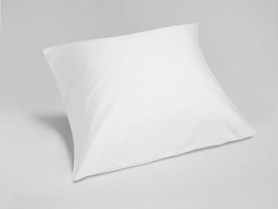 Yumeko kussensloop katoensatijn wit 65x65 - Bio, eco & fairtrade - 1 stuk