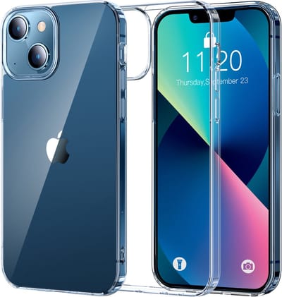 UNIQ Accessory Transparante Telefoonhoesje voor Apple iPhone 13 - Bescherm je Telefoon - Silicone Back Cover