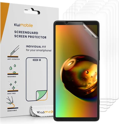 kwmobile 6x screenprotectors geschikt voor Sony Xperia 1 VI - beschermende folie voor smartphone