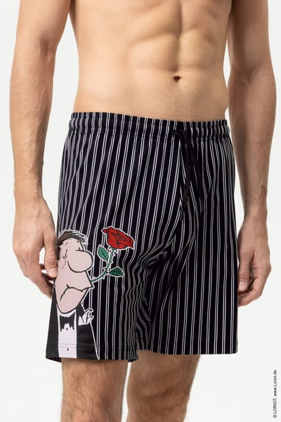 Korte broek Serie mey x LORIOT Zwart