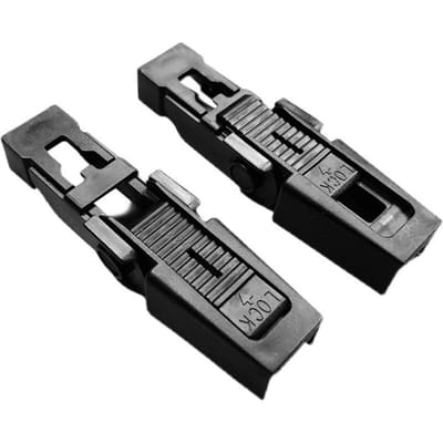 2 clips de fixation de bras d'essuie-glace avant, pour BMW série 5 1996 – 2003, pour A4 B6 2000 – 2003, Peugeot 607, remplacement de voiture E39 noir