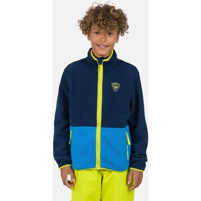 Rossignol Alltrack Fleece Met Volledige Rits Blauw 12 Years Jongen