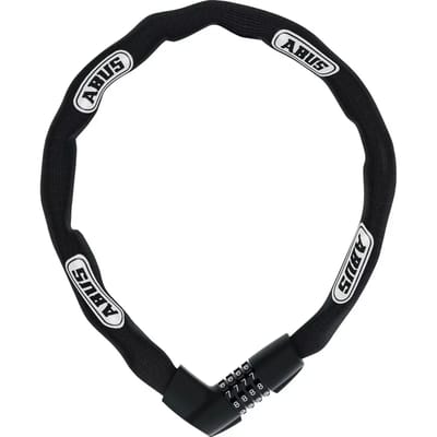 Fietsslot ABUS Kettingslot - Tresor 1385 - Security level 7 - zwart - 85 cm - Geschikt voor elektrische fietsen en stadsfietsen