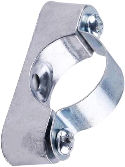 Buisklemmen Set - Leidingsbeugels - Leidingen Bevestigen - Duurzame Aluminiumlegering - 50 mm 5 stuks - Zilverkleurig