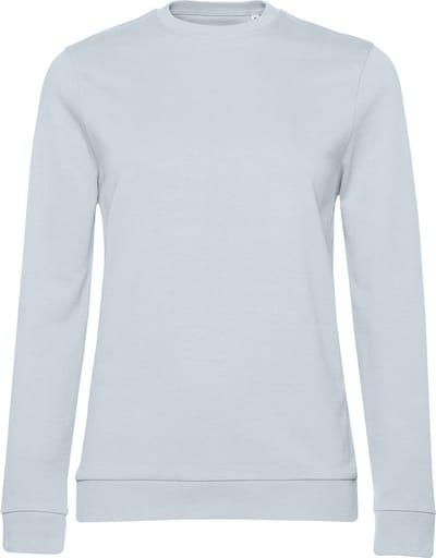 Sweater 'French Terry/Women' B&C Collectie maat XS Pure Sky Blue