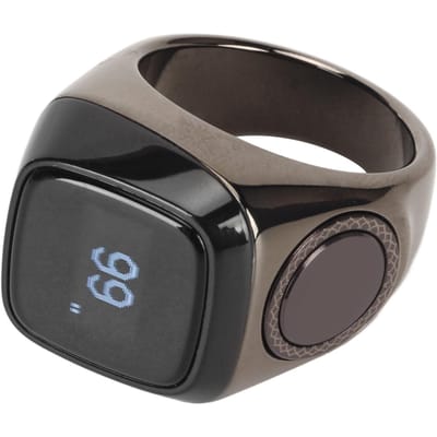 Compteur Électronique 22MM 0.49in Affichage Numérique Bague pour Doigt à Comptage Intelligent avec Boîtier de Chargement et de Rangement