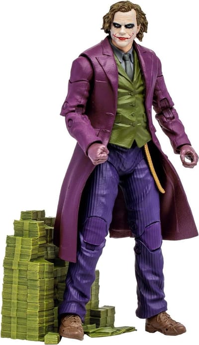 Actiefiguur Joker - Speelfiguur DC - Verzamelen en displayen - Gedetailleerd ontwerp - 7 Inch - Meerkleurig