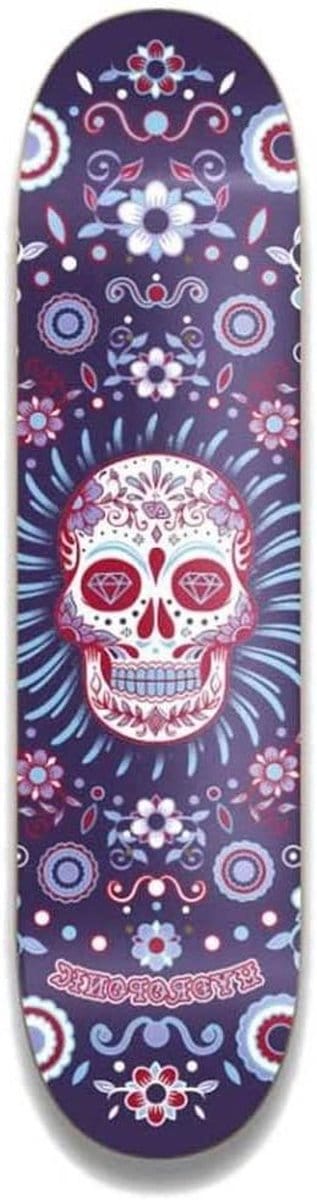 Unisex – Adult Hydroponic Skateboard Deck, Black Catrina, 21 cm