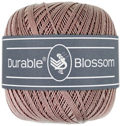 Durable Blossom - 343 Warm Taupe - Verfijnd Gemerceriseerd Katoen Garen