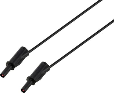 VOLTCRAFT MSB-532 Meetsnoer 4 mm 2 m Zwart 2,5 mm²/m CAT IV 600 V 32 A