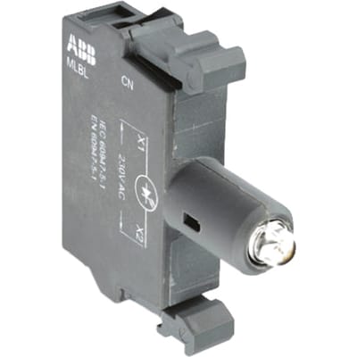 ABB Rode LED Signaallamp Module 24V AC DC Frontmontage - 1SFA611621R1011