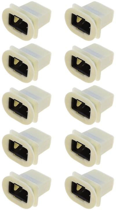 Dailygoods- Doorvoertule 10 Stuks - Compatibel met A4/A5/A6/A7/RS4/RS5 - Kunststof - Anticorrosie - Achterste Rij Zitkussen Bevestiging - Grommet