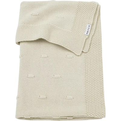 Meyco Baby Knots wiegdeken - soft sand - 75x100cm - 1.0 TOG