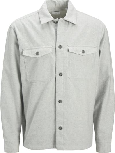 JACK&JONES ESSENTIALS - JJEPERFECT MELANGE OVERSHIRT LS SN Heren Overhemd