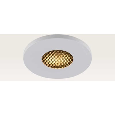 LUSENZ Inbouwspot Ulvion bianco nova - Zaagmaat 60mm - GU10-fitting - IP20 voor binnen - Wit - Met doorlusbedrading