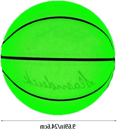 Reflecterende Glow in the Dark Basketbal Maat 7 met Mesh Tas en Pompnaald, Luminous Holografische Basketbal voor Jongeren en Volwassenen, Perfect Cadeau voor Sportliefhebbers