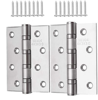 IMstore Deurscharnieren - Zware Belasting - 2 Stuks - 10cm x 7.5cm - Geluidsarm - Voor Massieve Deuren - Binnengebruik
