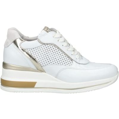 Sneaker Nerogiardini Skipper T.Brill Platino 6074 Velour Ne - Fashion Wear - Vrouwen