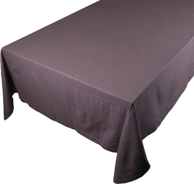 Linen & More - Tafelkleed 'Jazz' (140cm x 300cm, Dark Grey)