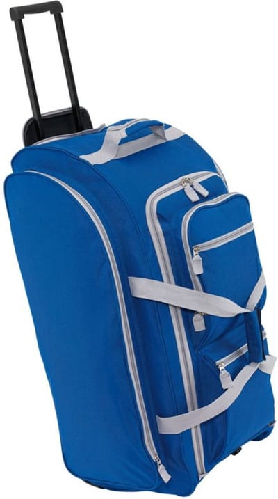 Reistas/weekendtas trolley Greenland - 75 x 30 x 33 cm - 9 vakken - blauw - 74L
