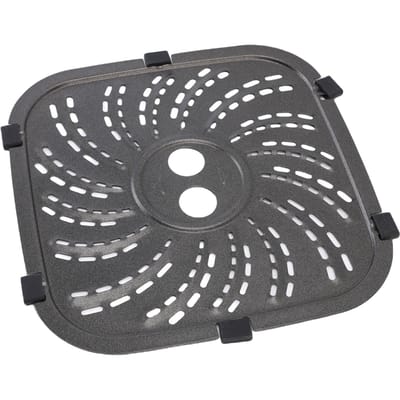 Vervangingsgrillplaat voor PowerXL Serie Friteuse Roestvrijstalen Grillpan Bakplaat Rek Compatibel met 6QT en 8QT Type 1 gray