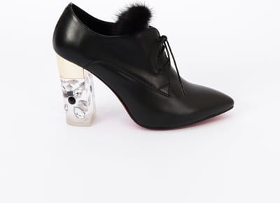 Zerba - Dames Pumps - Maat 39- Zwart Leer - Gramini