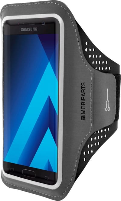 Hardloop Sportarmband geschikt voor Samsung Galaxy A5 (2017) - Zwart - Mobiparts
