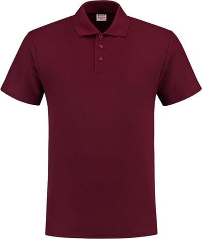 Tricorp poloshirt - Casual - 201003 - wijnrood - maat M