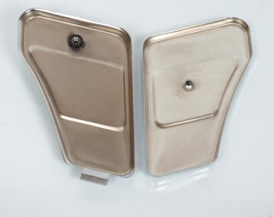 paar deurkleppen gereedschapskist voor peugeot 103 gegalvaniseerd staal bromfiets