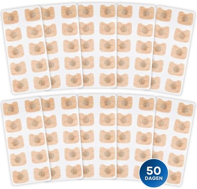 Comformidable® Anti-Snurk Magnetische Neusstrips – Neusspreiders – 100 Pleisters (50 Dagen) – Refill Pack - Huidvriendelijk & Sterke Kleefkracht – Tegen Snurken