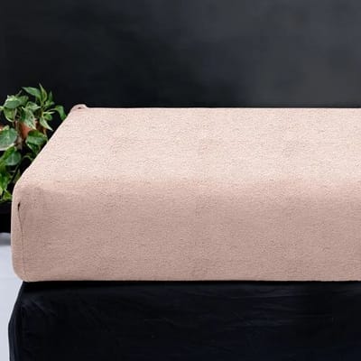 Sleeptime Hoeslaken Teddy Roze - 160 x 200 cm + 30 cm hoekhoogte