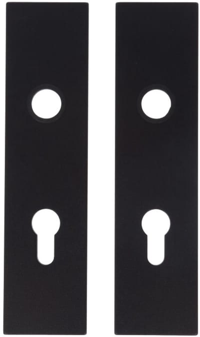 Binnendeurschild Alu. Invisible Zwart Pc72