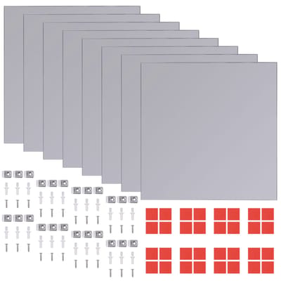vidaXL - Spiegeltegels - frameloos - 16 - st - 20,5 - cm - glas