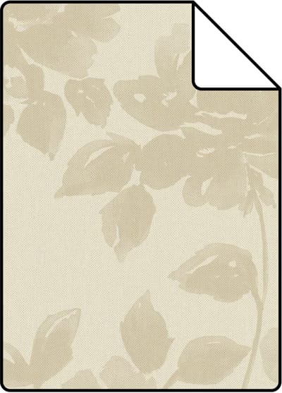 Proefstaal Origin Wallcoverings behang rozen warm beige - 26,5 x 21 cm - 347032-S