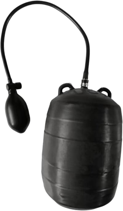 Opblaasbare Pijpplug - Test Ballon Riool - Leidingen Afdichten - Hand Opblaasbaar - DN200 - Zwart